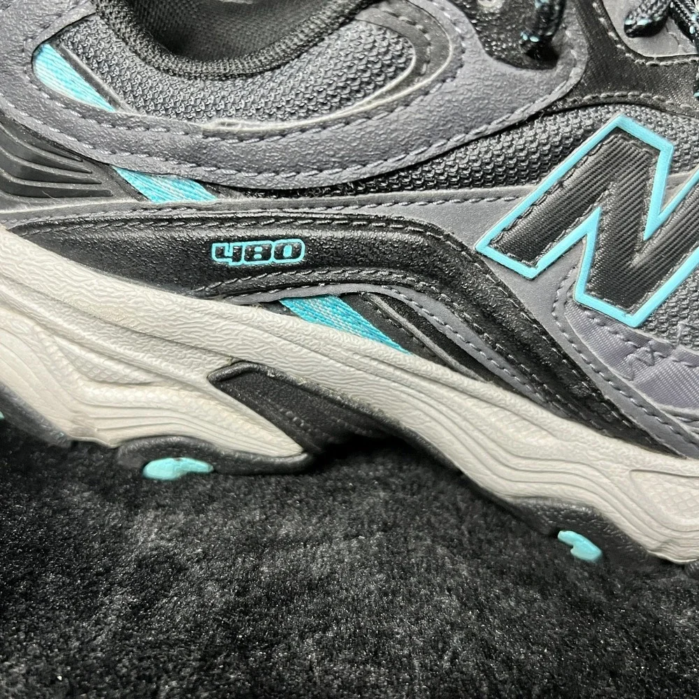 New Balance 480 Terrain WT480BB Womens 7‎ Trail Running Shoes Gray Teal Sneakers